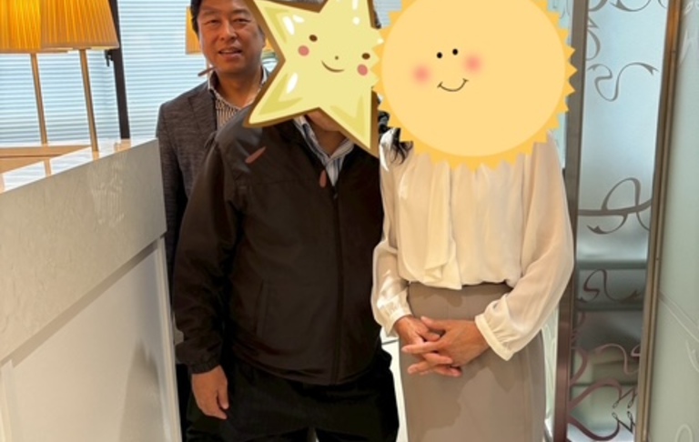 大人のお二人の穏やかなご成婚