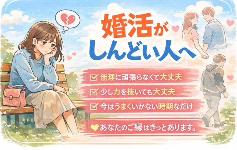 婚活が辛い人へ