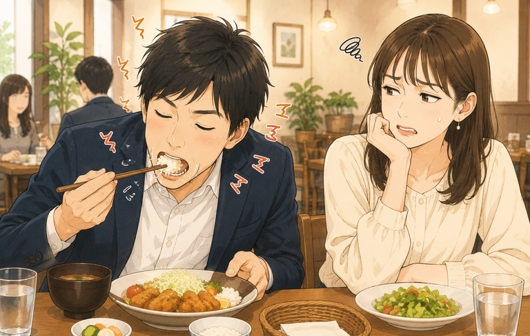 プレ交際の食事デートで気をつけたい「食べ方」