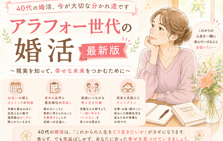 アラフォー世代の婚活【最新版】