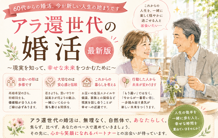 アラ還世代の婚活【最新版】