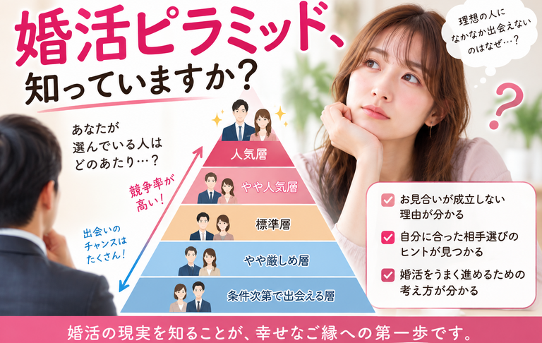 婚活ピラミッド、知っていますか？