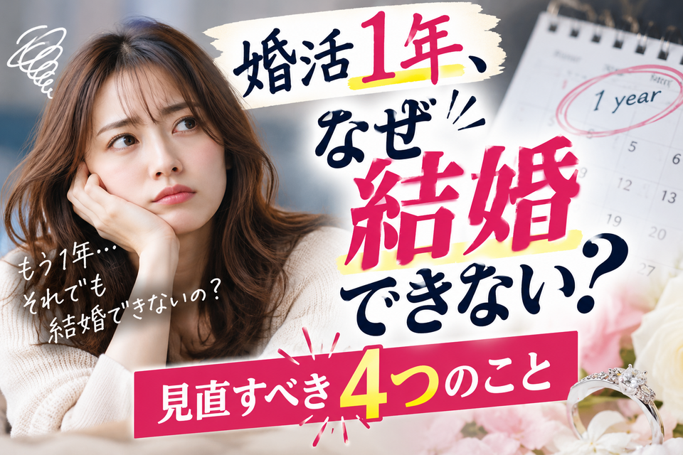 婚活の進め方を見直し将来について考える場面のイメージ